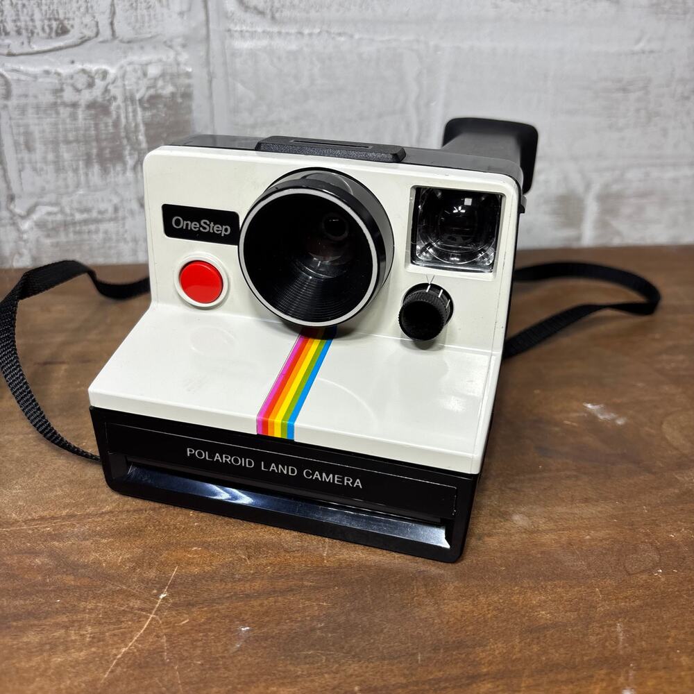 Vintage Polaroid OneStep Land Camera with Q-Light Flash Untested - Picture 4 of 9